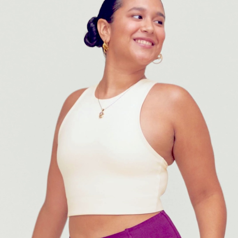 Girlfriend Collective Ivory Dylan Bra